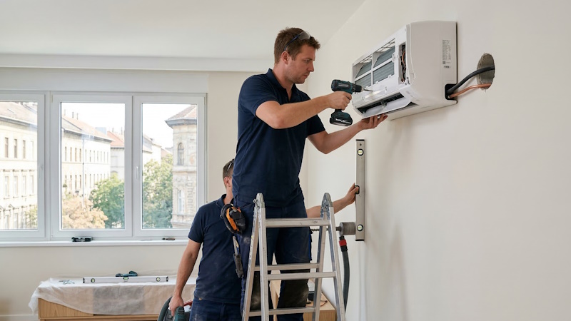 Modern klíma beltéri egység